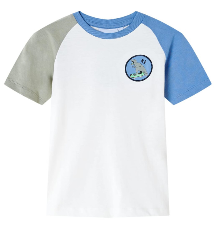 T-shirt pour enfants écru 128 | Mobilier & Déco