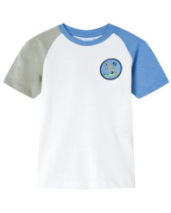 T-shirt pour enfants écru 128 | Mobilier & Déco