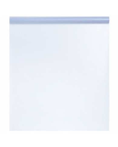Film de fenêtre statique dépoli gris transparent 45x2000 cm PVC | Mobilier & Déco