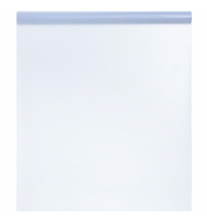 Film de fenêtre statique dépoli gris transparent 45x2000 cm PVC | Mobilier & Déco