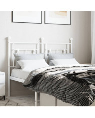Tête de lit métal blanc 120 cm | Mobilier & Déco