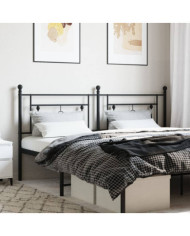 Tête de lit métal noir 180 cm | Mobilier & Déco