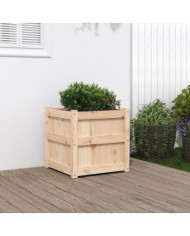 Jardinière 50x50x50 cm bois de pin massif | Mobilier & Déco