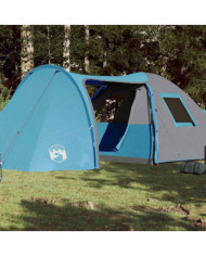 Tente familiale à dôme 6 personnes bleu imperméable | Mobilier & Déco