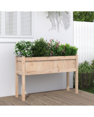 Jardinières avec pieds 110x31x70 cm bois de pin massif | Mobilier & Déco