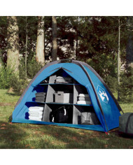 Tente de rangement avec 9 compartiments bleu imperméable | Mobilier & Déco