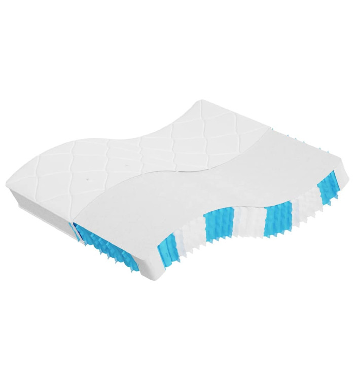 Matelas à ressorts ensachés dureté moyenne 160x200 cm | Mobilier & Déco