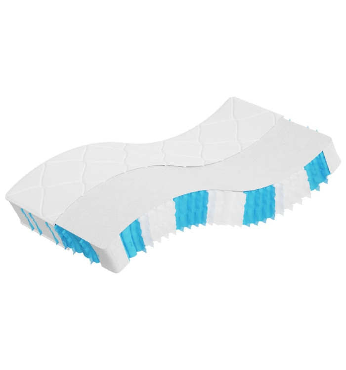 Matelas à ressorts ensachés dureté moyenne 90x200 cm | Mobilier & Déco