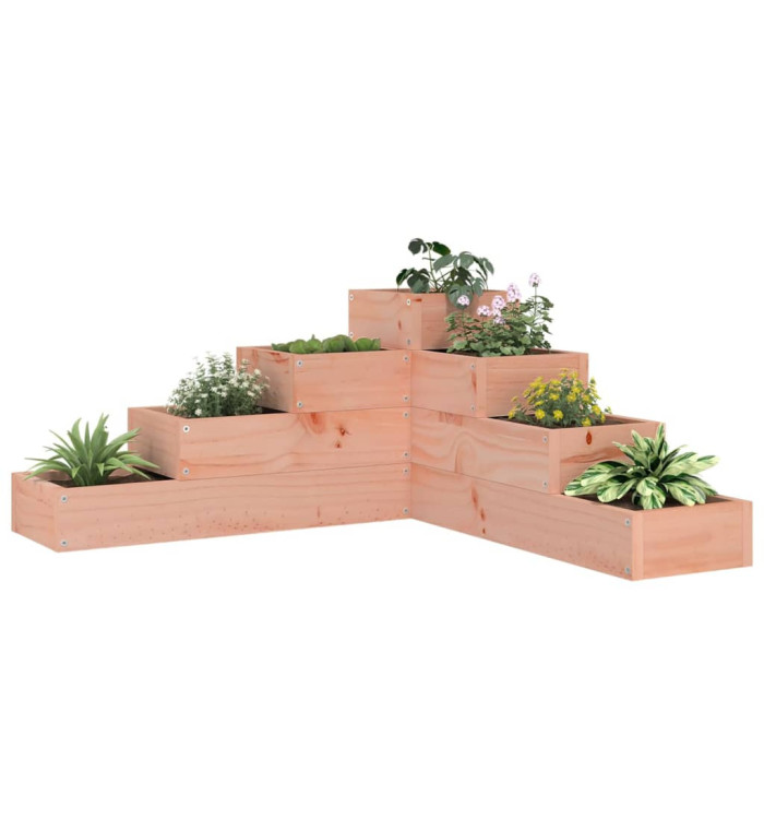 Jardinière 4 niveaux 80,5x79x36 cm bois de douglas massif | Mobilier & Déco