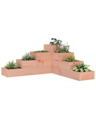 Jardinière 4 niveaux 80,5x79x36 cm bois de douglas massif | Mobilier & Déco