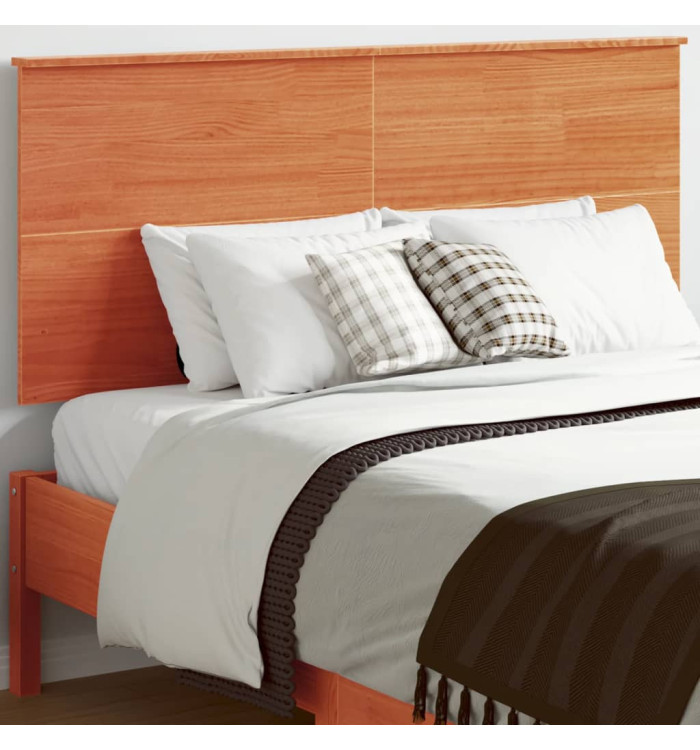 Tête de lit cire marron 120 cm bois massif de pin | Mobilier & Déco