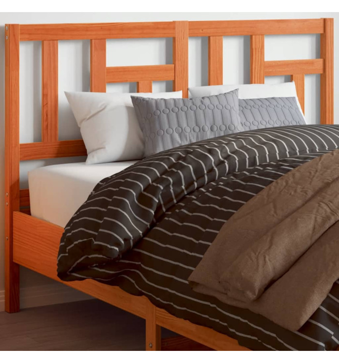 Tête de lit cire marron 160 cm bois massif de pin | Mobilier & Déco