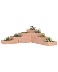 Jardinière 4 niveaux 106x104,5x36 cm bois de douglas massif | Mobilier & Déco