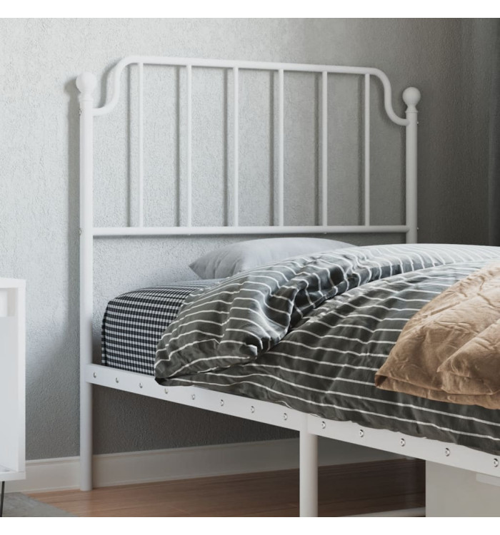 Tête de lit métal blanc 90 cm | Mobilier & Déco