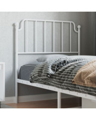 Tête de lit métal blanc 90 cm | Mobilier & Déco