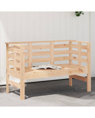 Banc de jardin 111,5x53x71 cm bois massif de pin | Mobilier & Déco