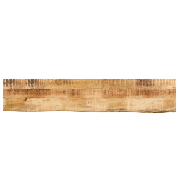 Dessus de table 140x40x2,5cm bord vif bois massif manguier brut | Mobilier & Déco