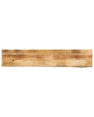 Dessus de table 140x40x2,5cm bord vif bois massif manguier brut | Mobilier & Déco