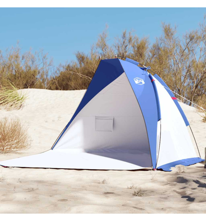 Tente de plage bleu azuré 268x223x125 cm 185T polyester | Mobilier & Déco