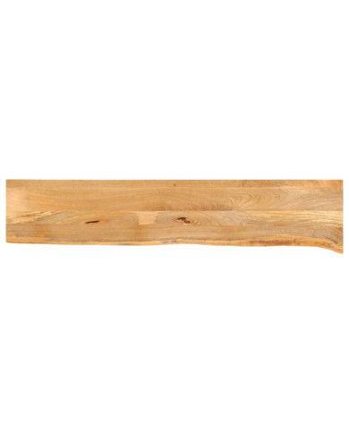Dessus de table à bord vivant 160x40x2,5cm bois massif manguier | Mobilier & Déco
