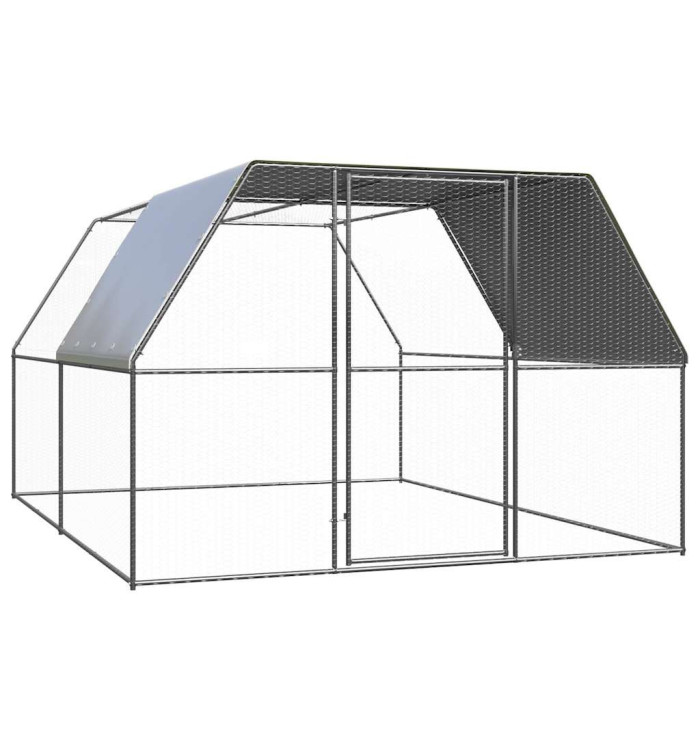 Poulailler 3x4x2 m acier galvanisé | Mobilier & Déco