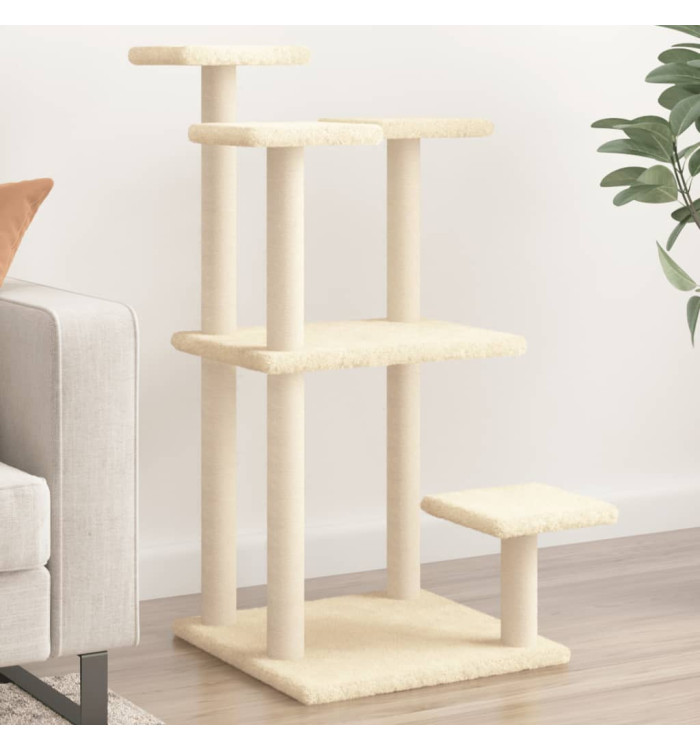 Arbres à chat avec plates-formes crème 98,5 cm | Mobilier & Déco