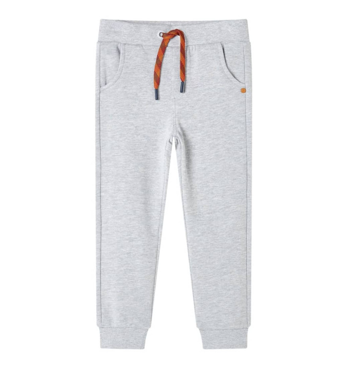 Pantalon de survêtement pour enfants gris mélangé 104 | Mobilier & Déco