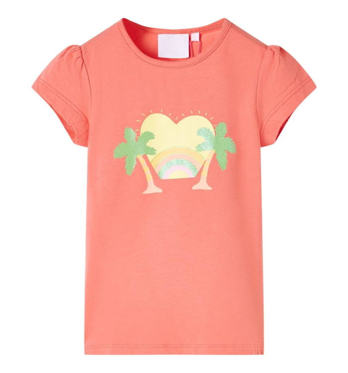 T-shirt pour enfants corail 104 | Mobilier & Déco