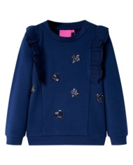 Sweatshirt pour enfants bleu marine 104 | Mobilier & Déco