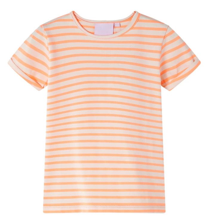 T-shirt pour enfants orange néon 104 | Mobilier & Déco