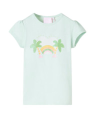 T-shirt pour enfants menthe clair 92 | Mobilier & Déco