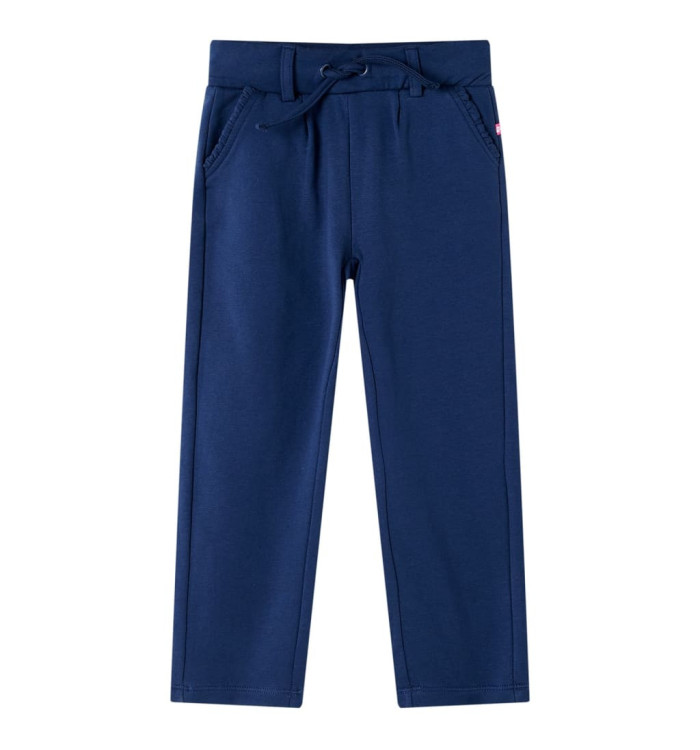 Pantalons pour enfants avec cordon de serrage bleu marine 92 | Mobilier & Déco