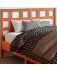 Tête de lit cire marron 135 cm bois massif de pin | Mobilier & Déco