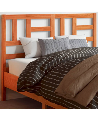Tête de lit cire marron 160 cm bois massif de pin | Mobilier & Déco