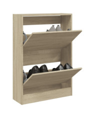 Armoire à chaussures chêne sonoma 60x21x87,5 cm bois ingénierie | Mobilier & Déco
