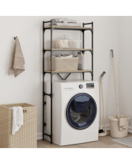 Étagère de lave-linge chêne sonoma 67x25x163 cm bois ingénierie | Mobilier & Déco