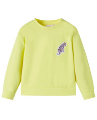 Sweatshirt pour enfants jaune 116 | Mobilier & Déco