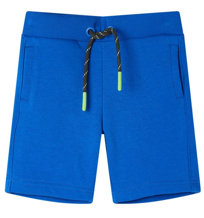Short pour enfants à cordon de serrage bleu 104 | Mobilier & Déco