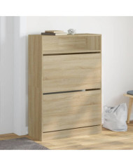 Armoire à chaussures 2 tiroirs rabattables chêne sonoma | Mobilier & Déco