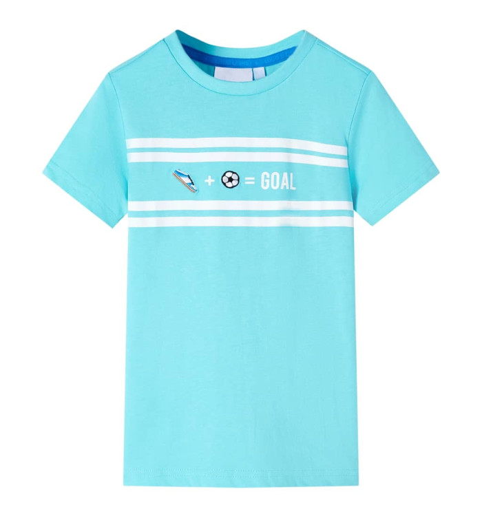 T-shirt pour enfants aqua 116 | Mobilier & Déco