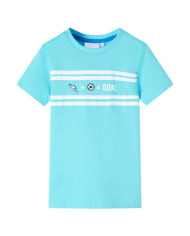 T-shirt pour enfants aqua 116 | Mobilier & Déco