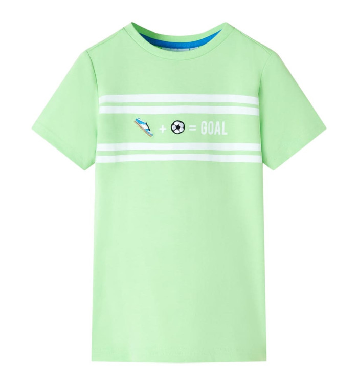 T-shirt pour enfants vert néon 92 | Mobilier & Déco