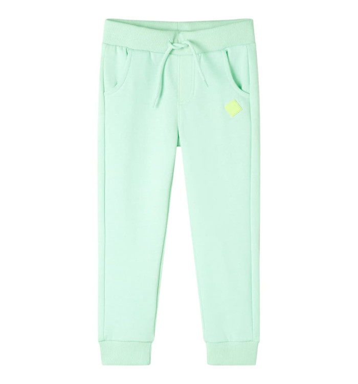 Pantalon de survêtement pour enfants vert vif 92 | Mobilier & Déco