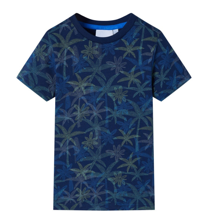 T-shirt pour enfants bleu marine 140 | Mobilier & Déco