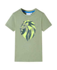 T-shirt pour enfants kaki clair 92 | Mobilier & Déco