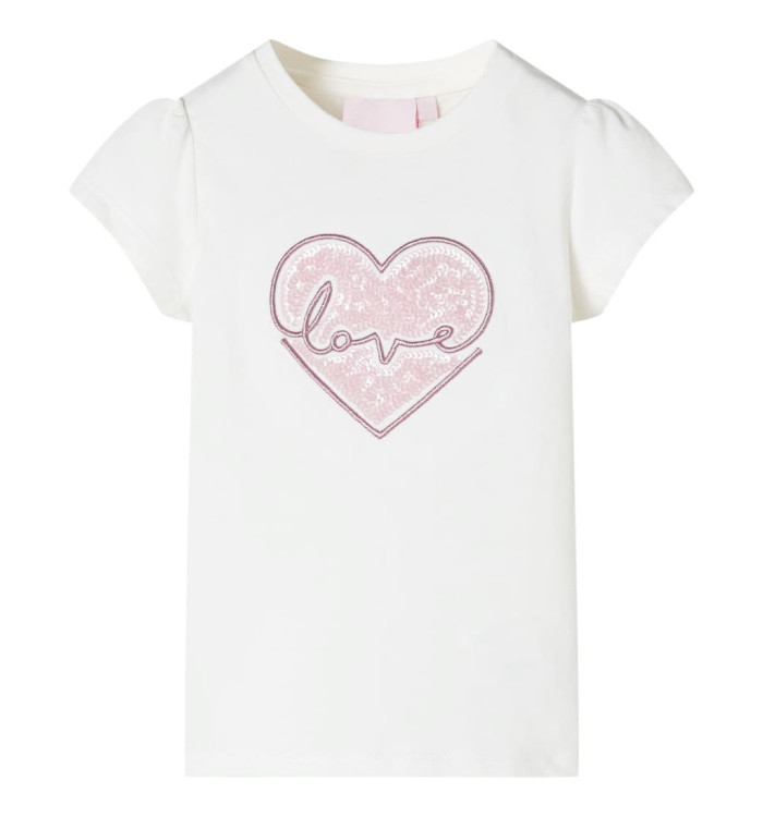 T-shirt pour enfants écru 92 | Mobilier & Déco