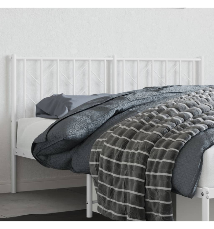 Tête de lit métal blanc 150 cm | Mobilier & Déco