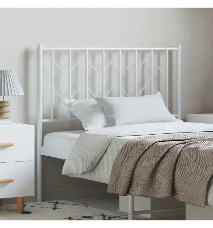 Tête de lit métal blanc 100 cm | Mobilier & Déco