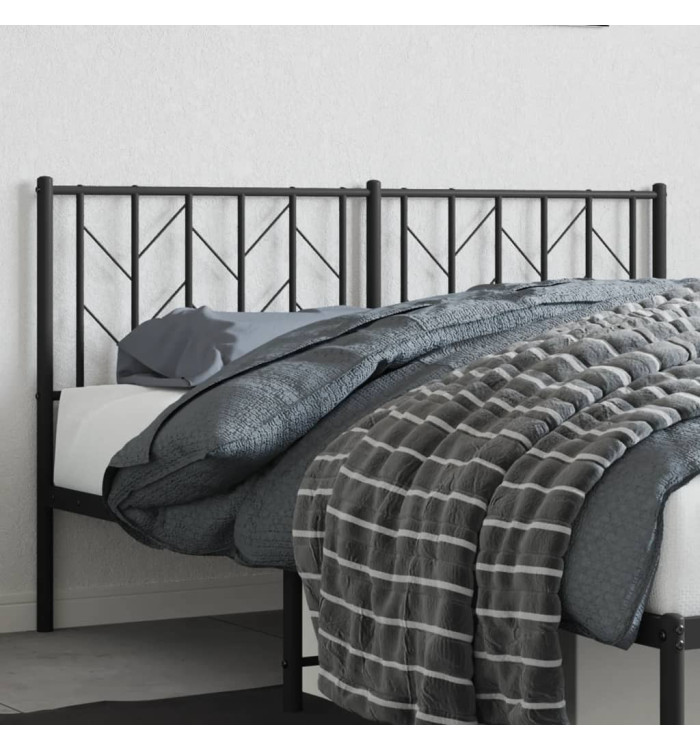 Tête de lit métal noir 150 cm | Mobilier & Déco