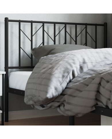Tête de lit métal noir 107 cm | Mobilier & Déco